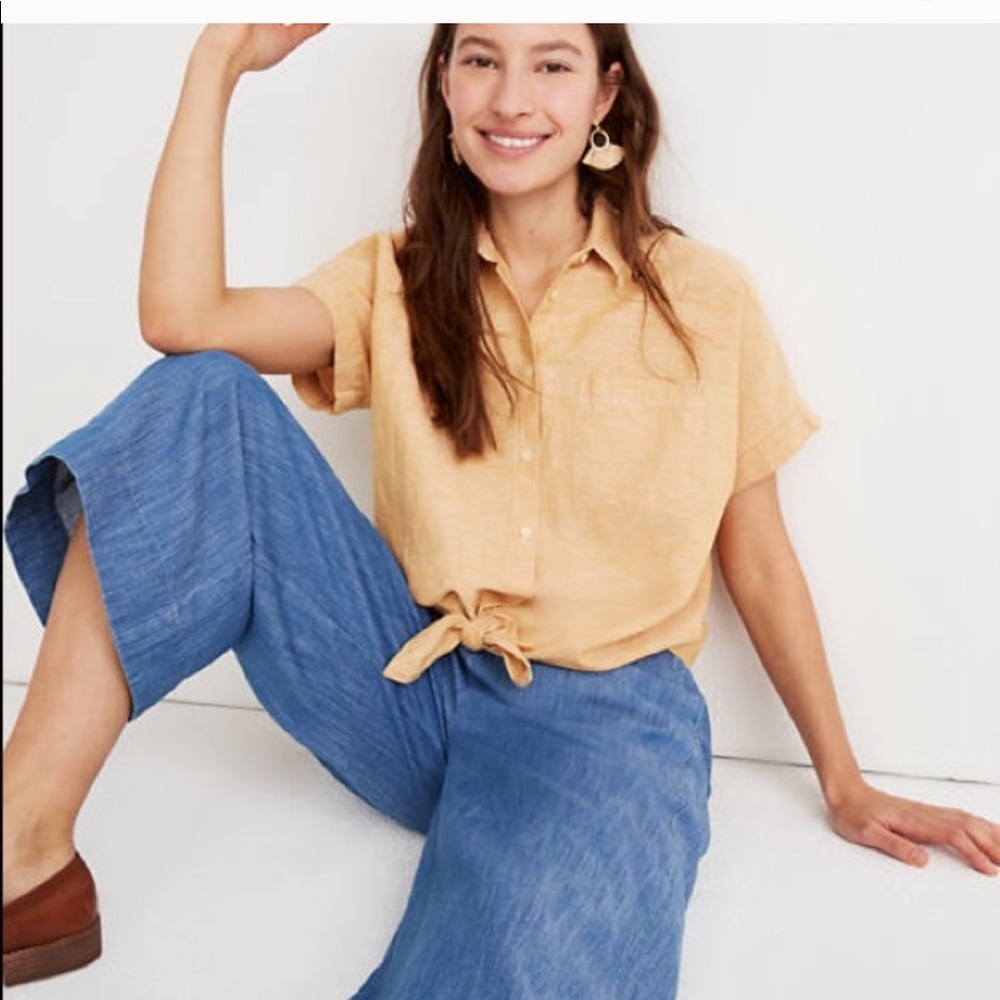 Madewell Huston cropped pants